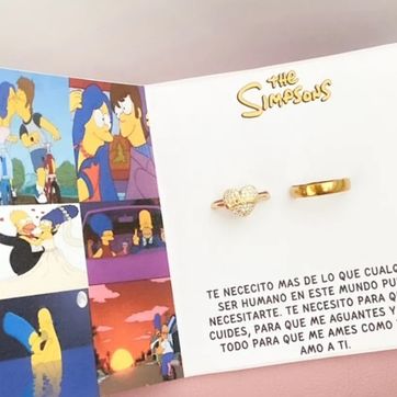 Imagen del producto ANILLOS PAREJA HOMERO