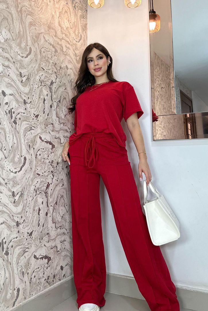 CONJUNTO EN TELA BURDA BK68