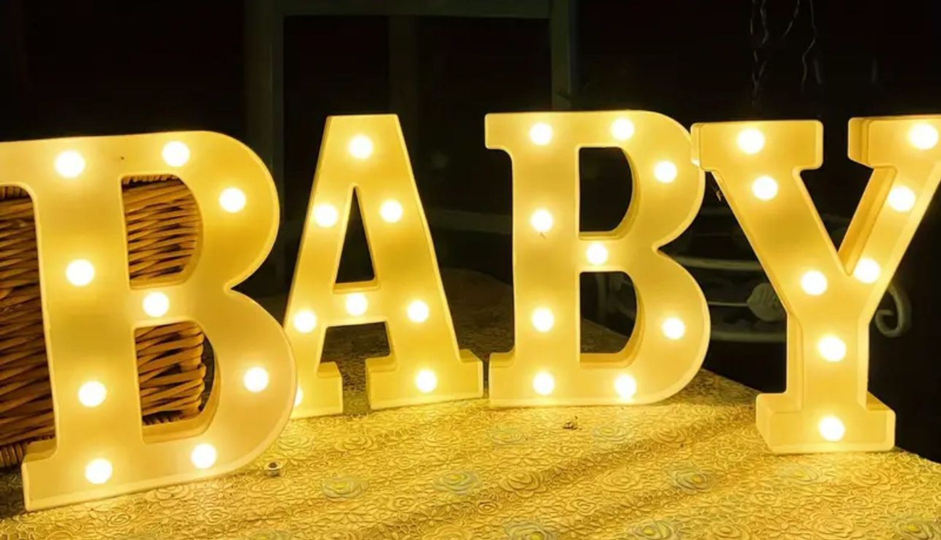 Letras y Números de luz 