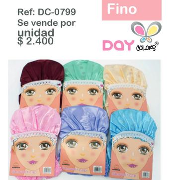 Imagen del producto DC-0799 GORRO DE BAÑO FINO