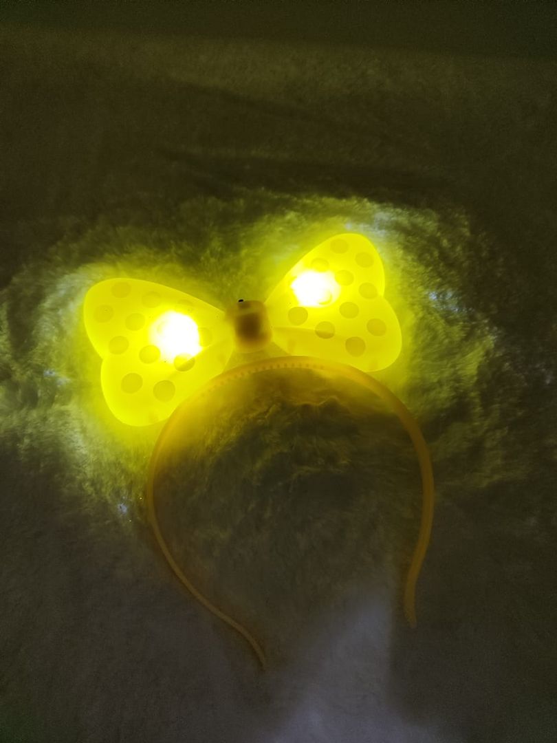 Diadema mini con luz 