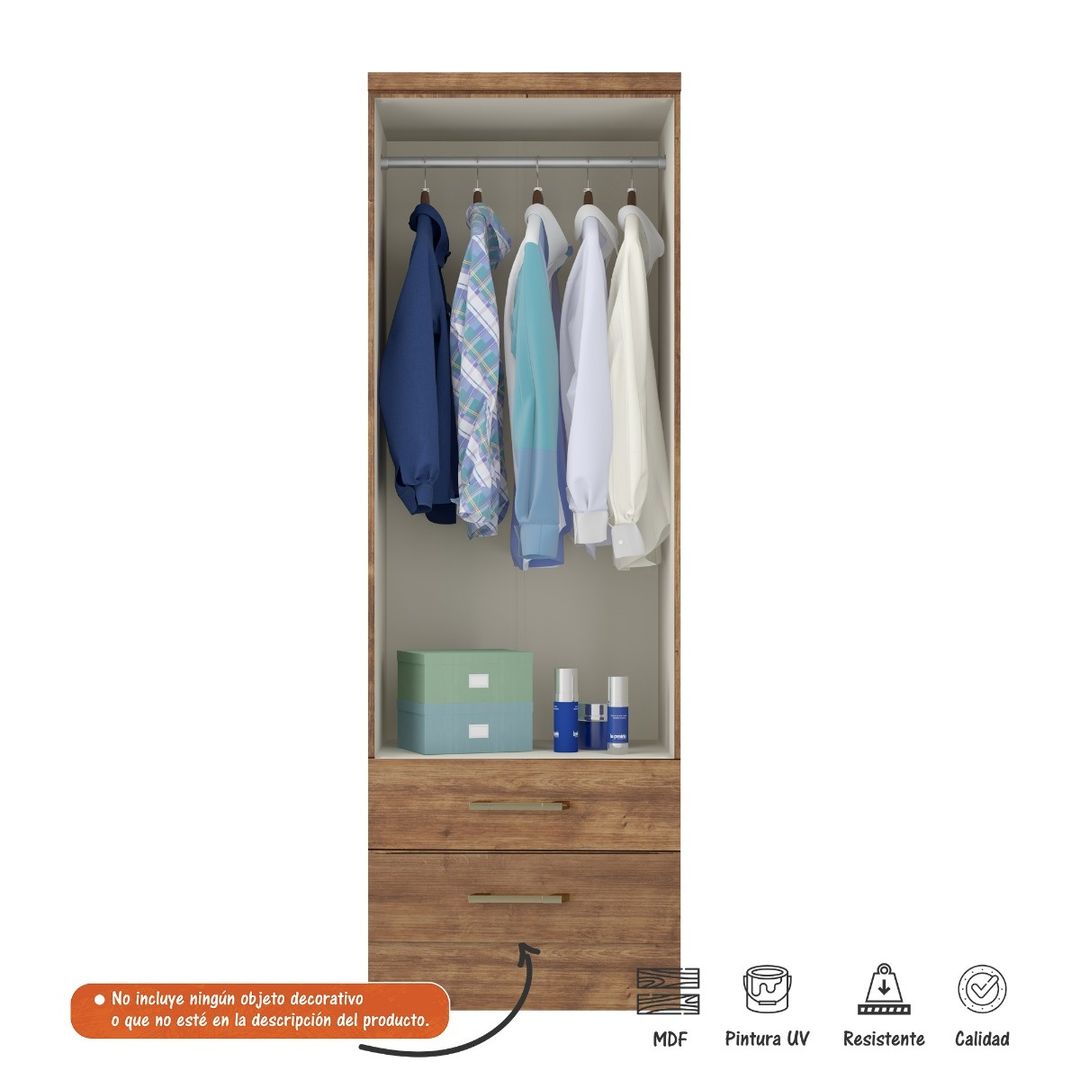 ROPERO BERTOLINI 60X46X182 NATIVE	