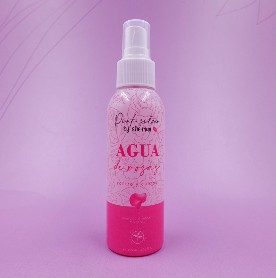 AGUA DE ROSAS 120ML PINK SILVER