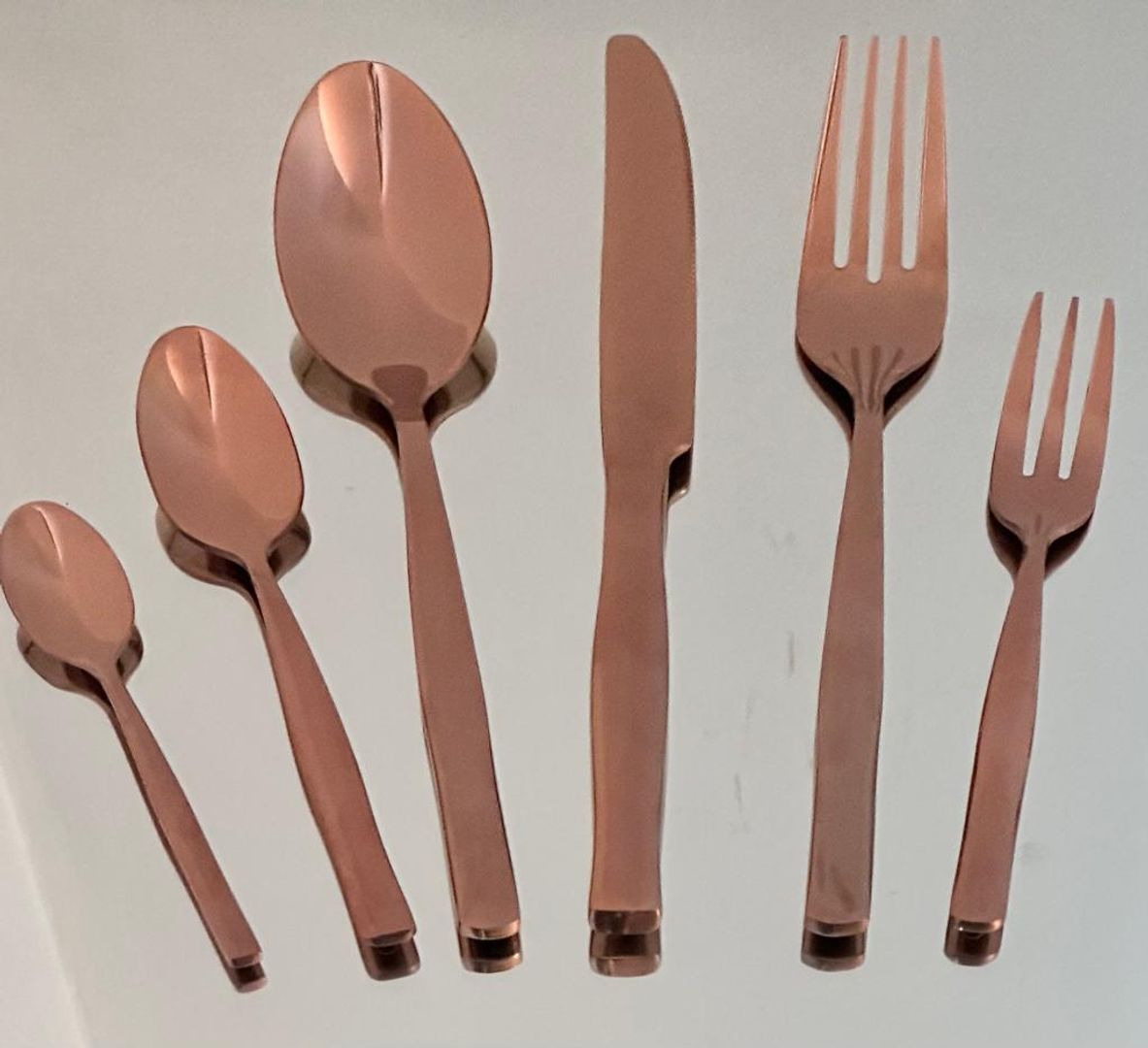 Juego de Cubiertos (5 pzs.) Rose Gold