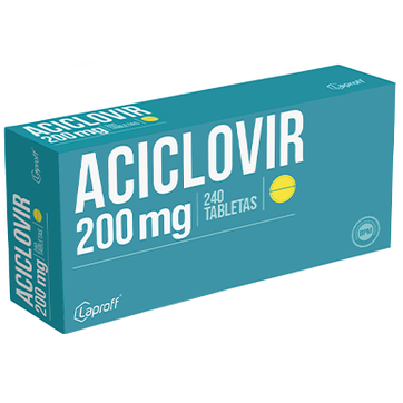 Imagen del producto ACICLOVIR 200MG LAPROFF SOB X 8 TAB FV 10-26
