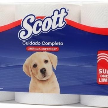 Imagen del producto  K. PAPEL HIGIENICO SCOTT CUIDADO COMPLETO X 12 ROLLOS