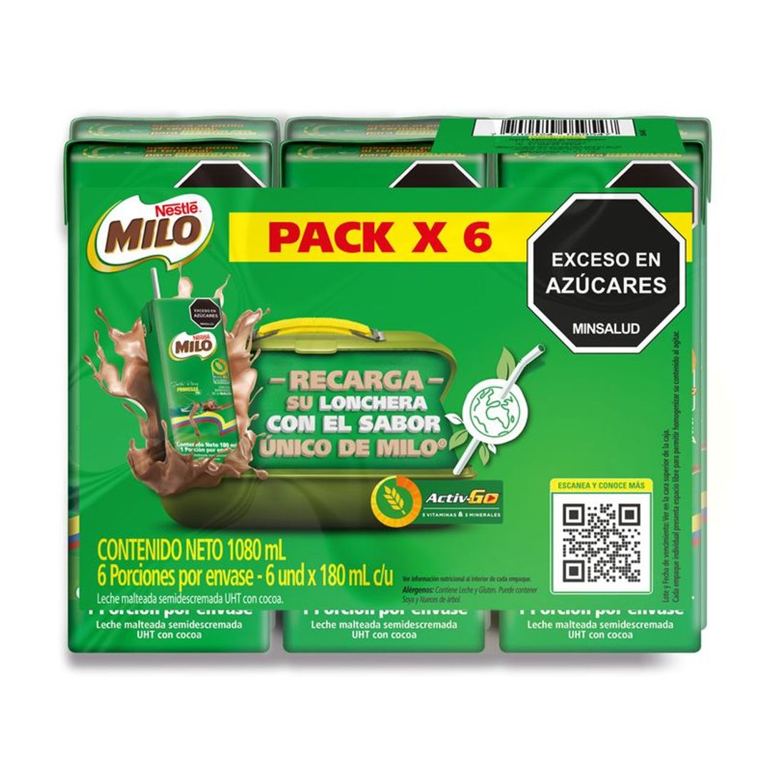 MILO TETRAPACK*6*200ML