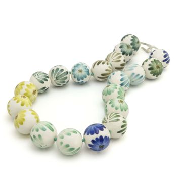 SHORT CERAMIC SPHERE NECKLACE - imagen 1