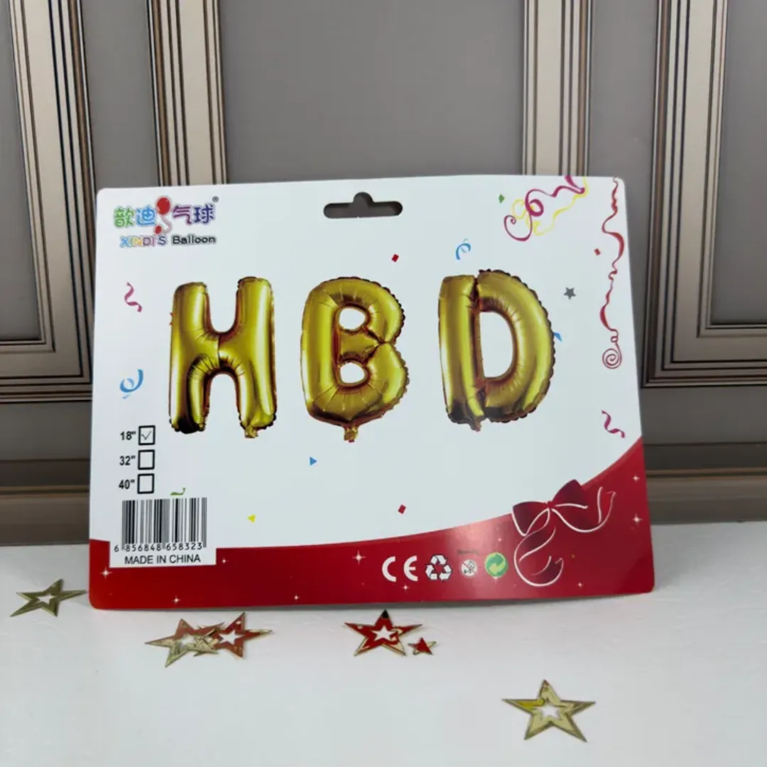 LETRA HBD
