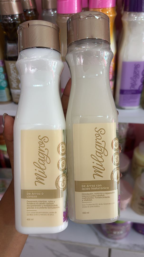 Kit arroz y ácido hialuronico milagros 