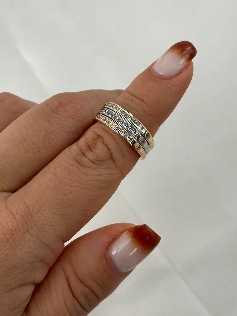 Anillo tres oros 