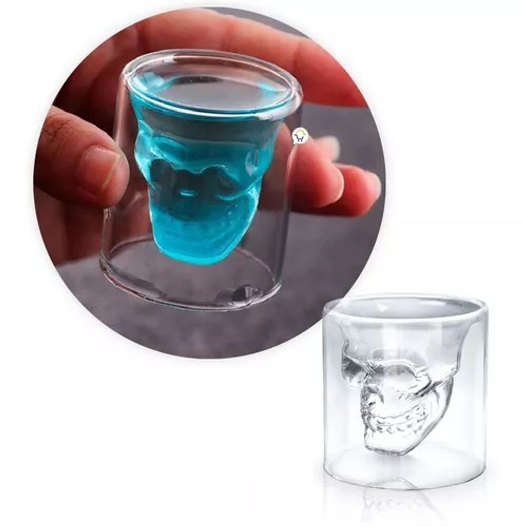 COPA SHOT DE LUJO CALAVERA 25ML
