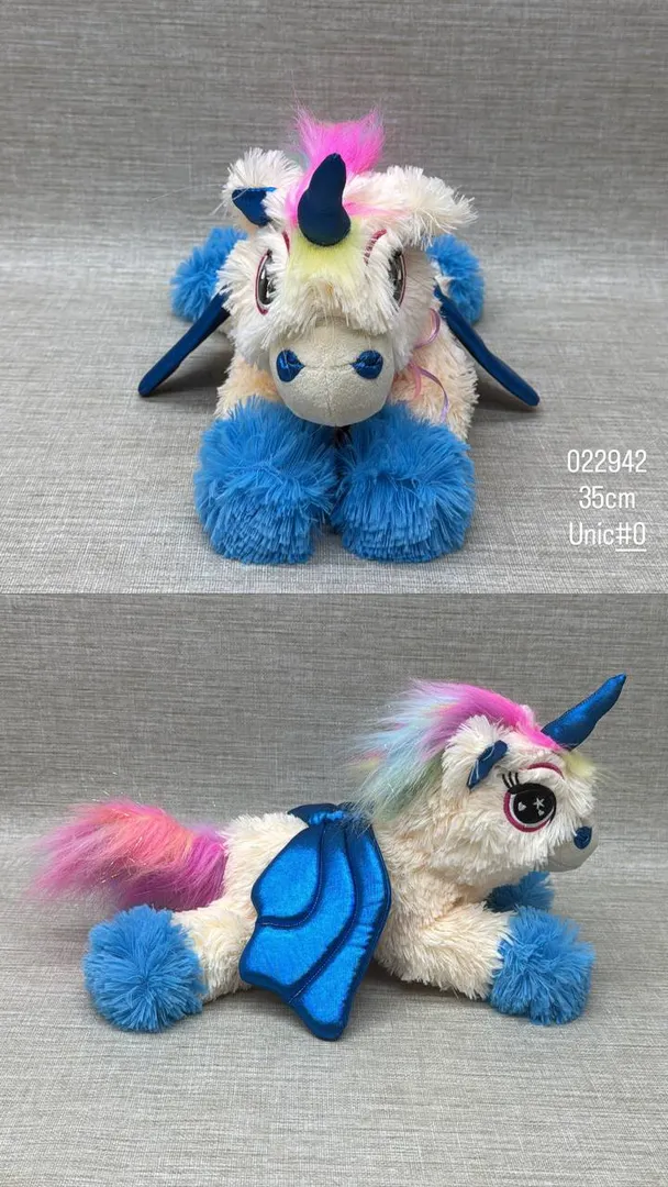 UNICORNIO PELUDITO 35 CM
