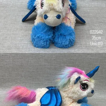 Imagen del producto UNICORNIO PELUDITO 35 CM