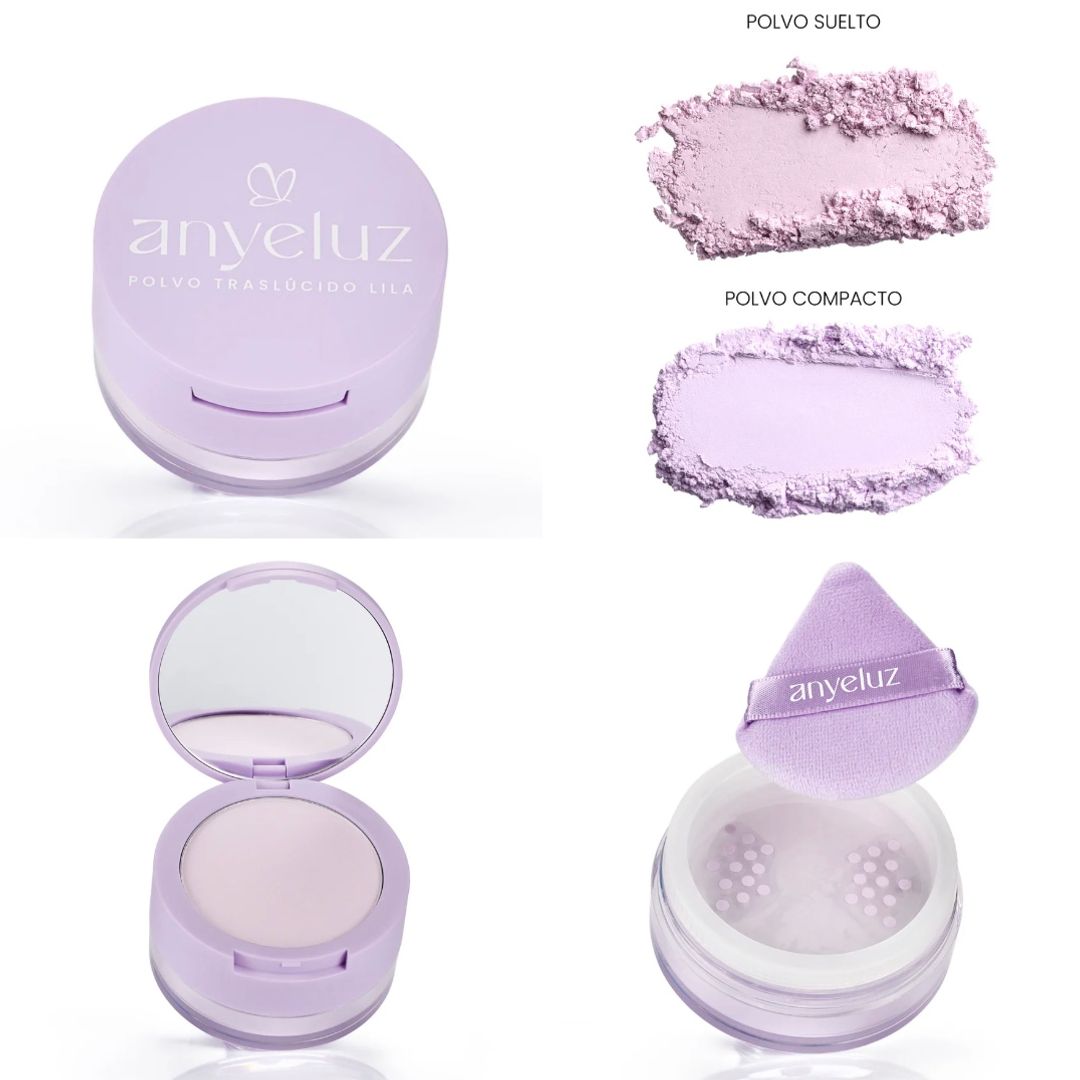 POLVO TRASLUCIDO LILA ANYELUZ