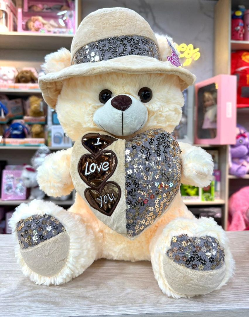 OSO PAVA LENTEJUELA 50cm