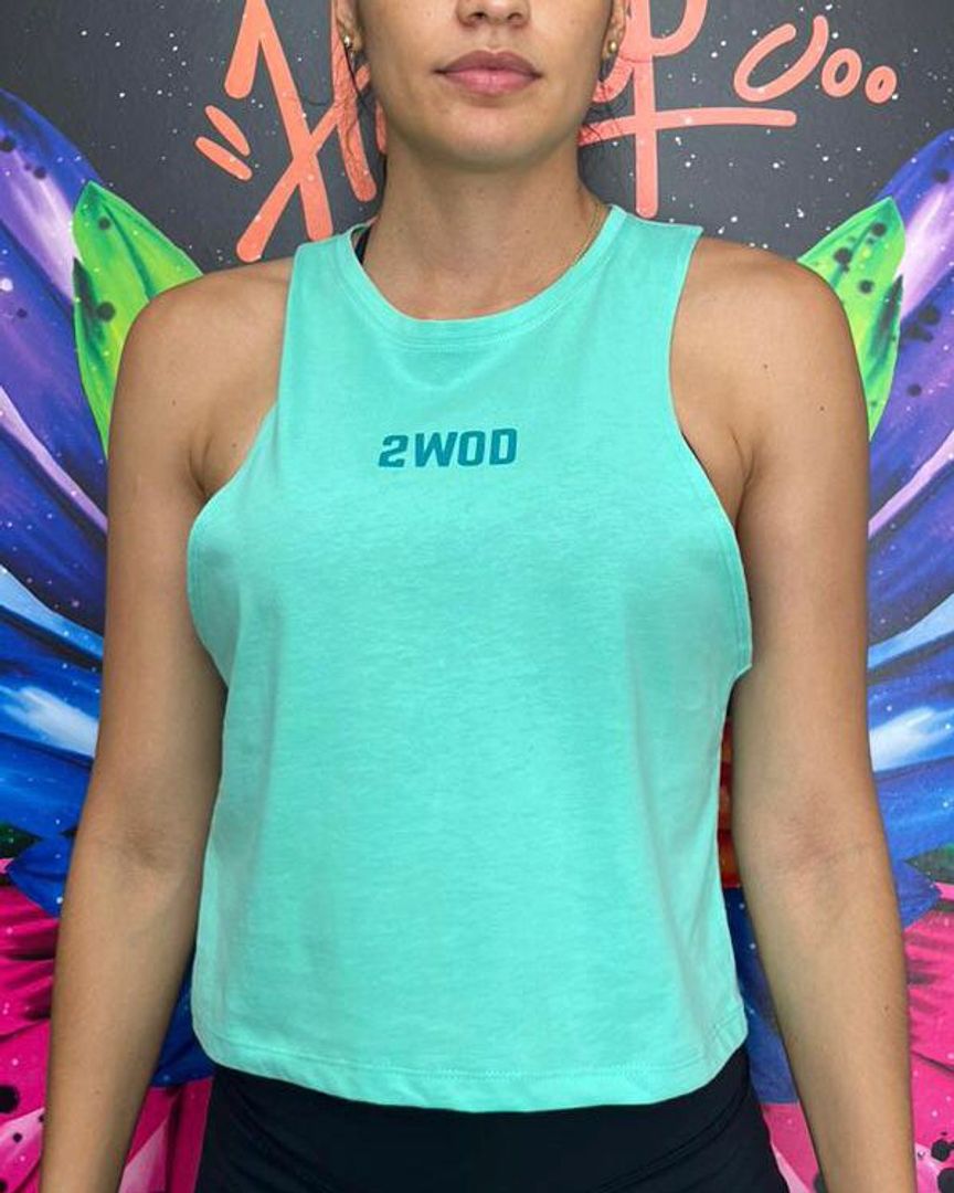 CAMISILLA CORTA VERDE MENTA 