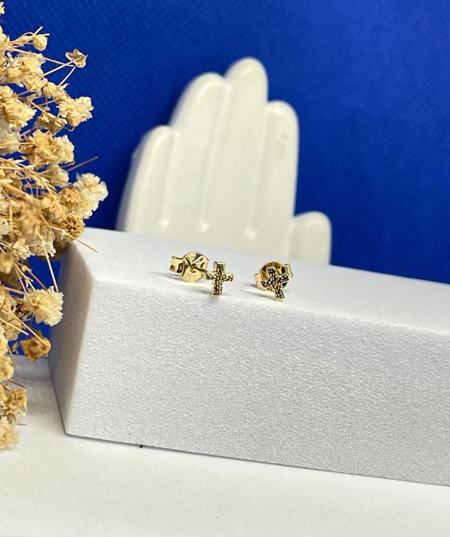 Topos cruz mini diamantada