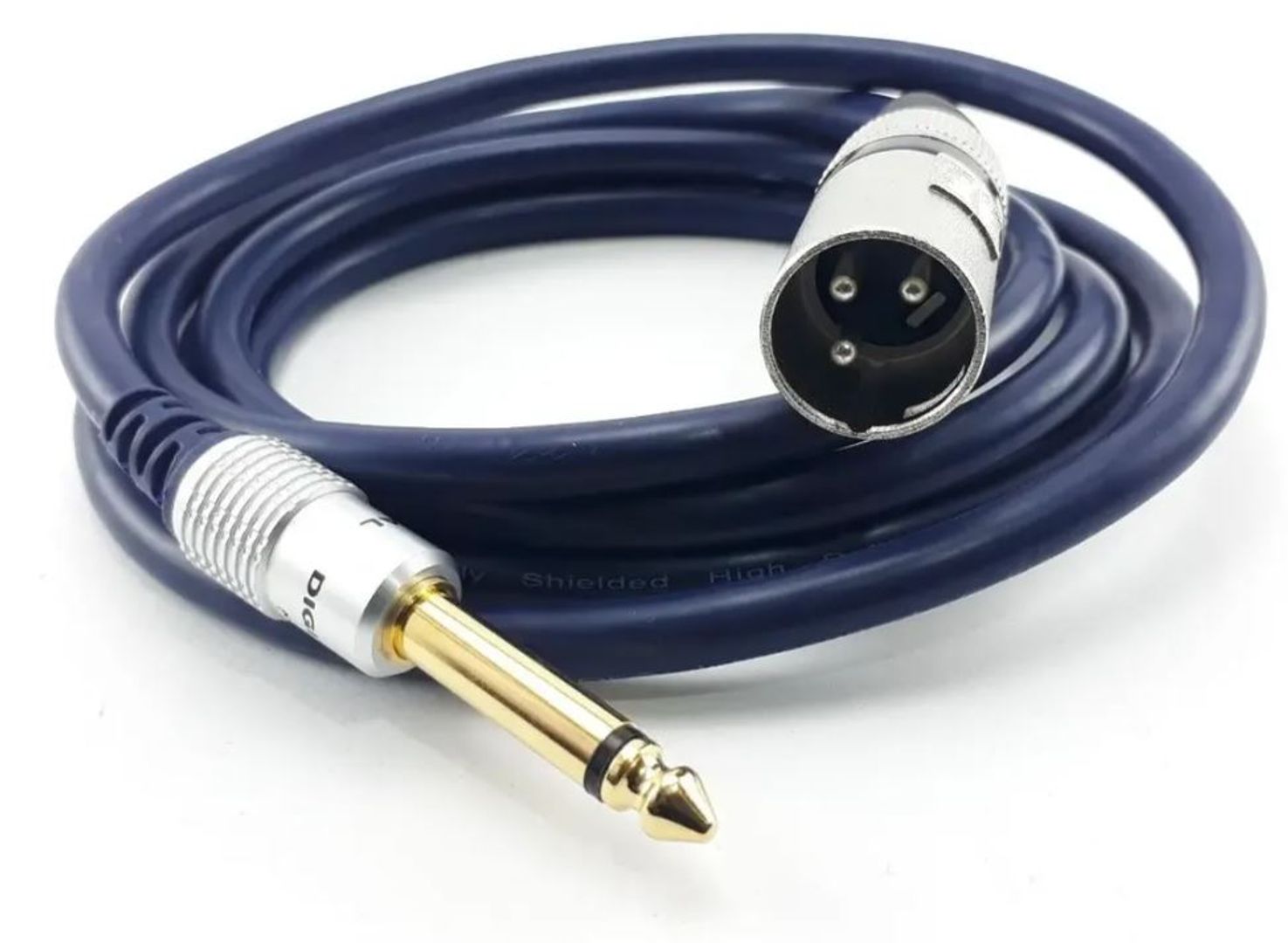 Cable DIGITAL 6.3mm mono a XLR Cannon macho 1.8mts