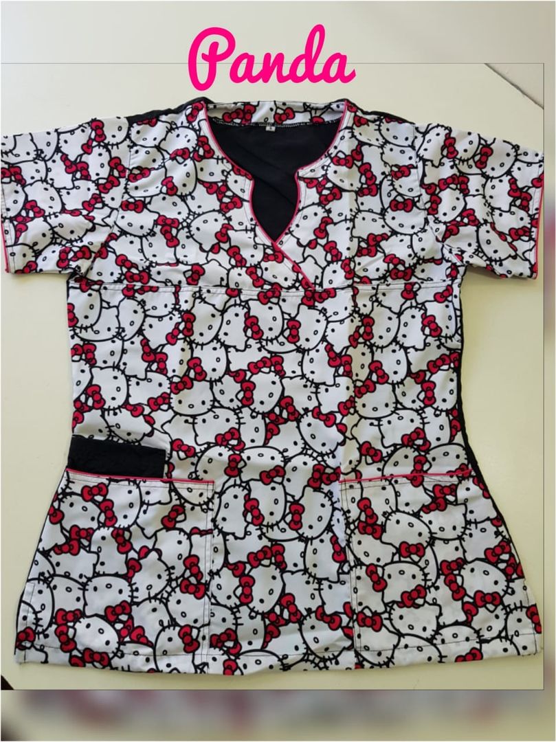  Uniforme Antifluido Estampado Completo 