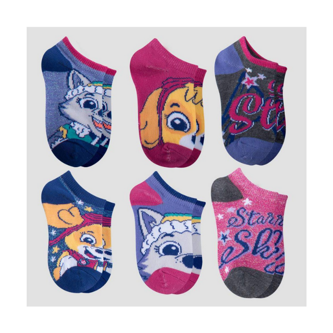 T21-25 Set x6 Medias PAW PATROL