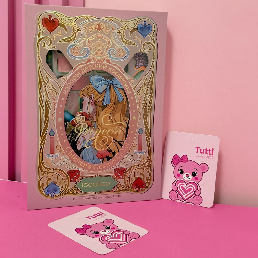 PRINCESA PRINCES  (CON LUZ)MAKEUP MAQUILLAJE INFANTIL 
