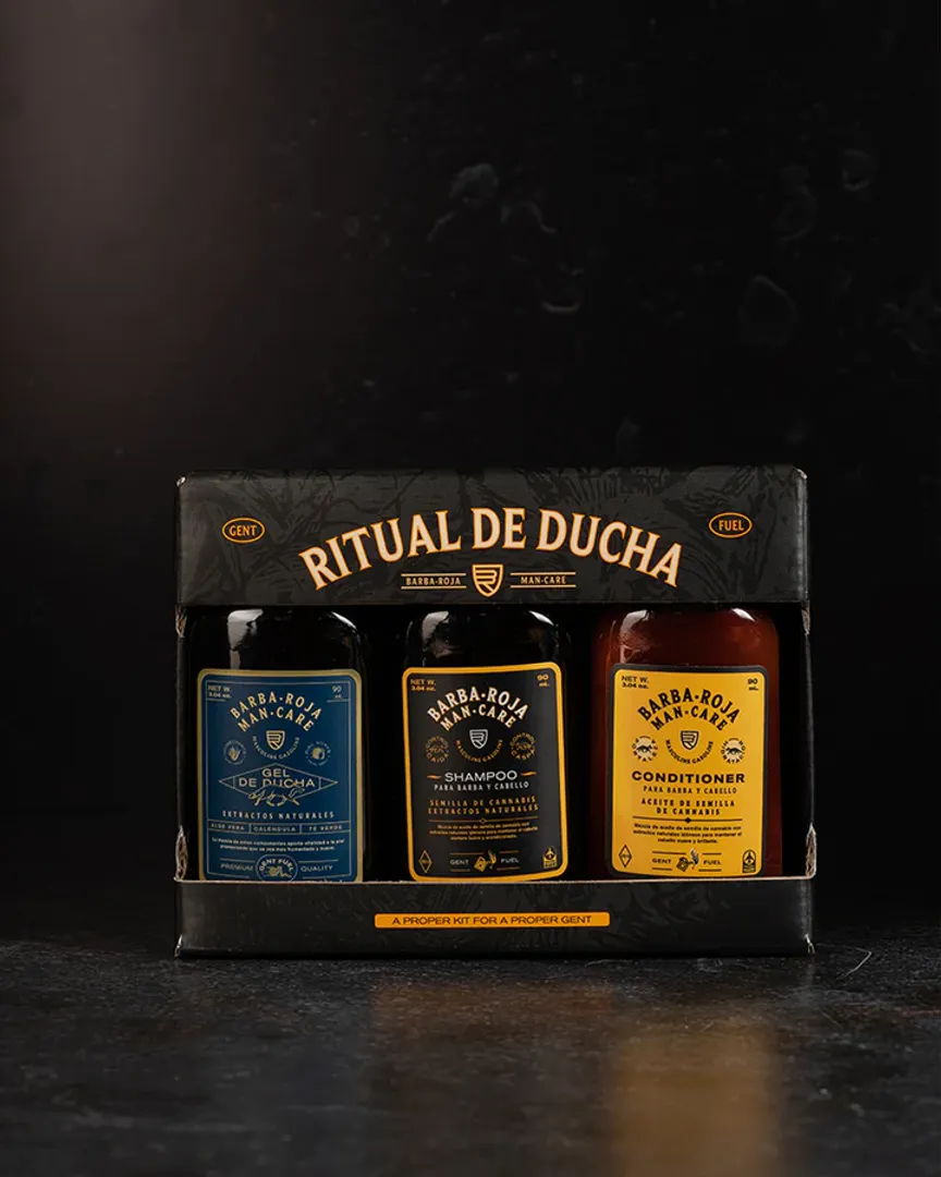 KIT RITUAL DE DUCHA 90ML BARBA ROJA