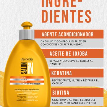 Imagen del producto Tratamiento sin enjuague Curls y Waves Salon In 300mL