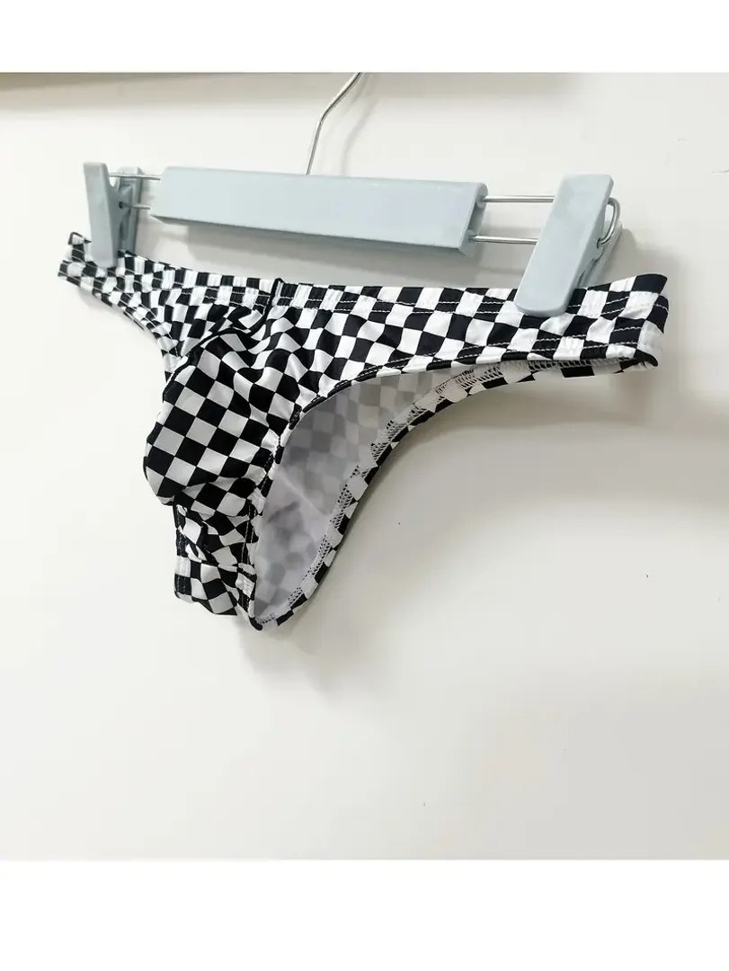 BIKINI MASCULINO A CUADROS