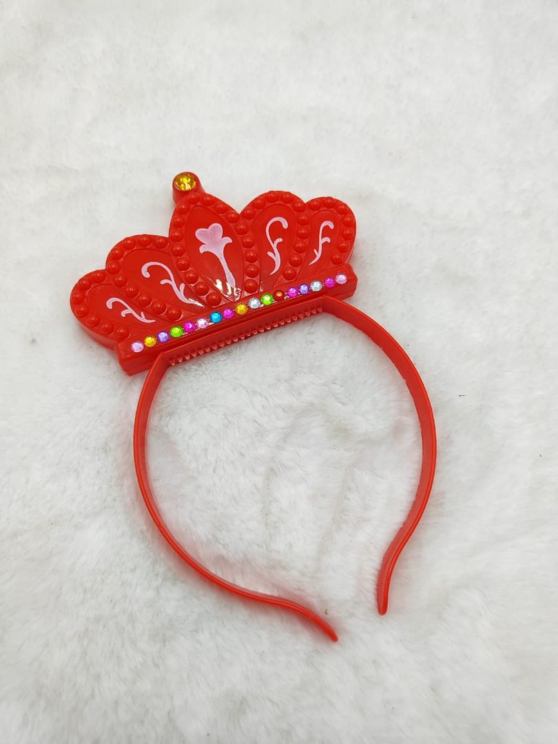 diadema corona con luz 