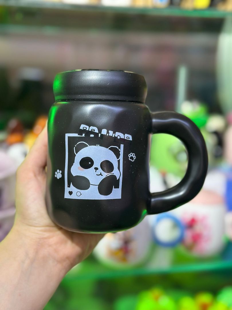 MUG TAPA ESPEJO PANDA