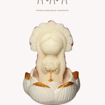 Imagen del producto Vela virgen flor de loto