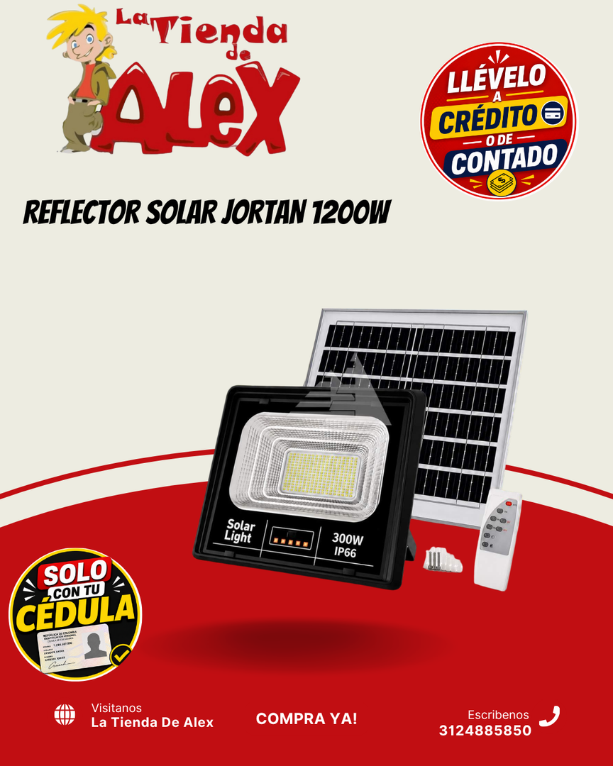 REFLECTOR SOLAR JORTAN 1200W