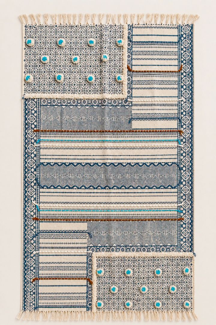 Alfombra Algodón Étnica 