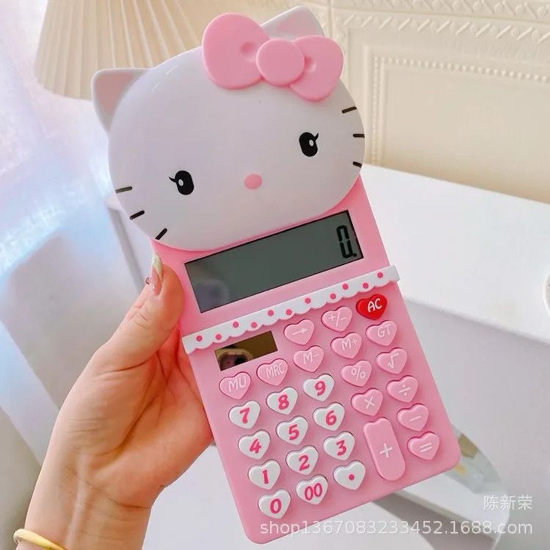 Calculadora grande hello kitty 