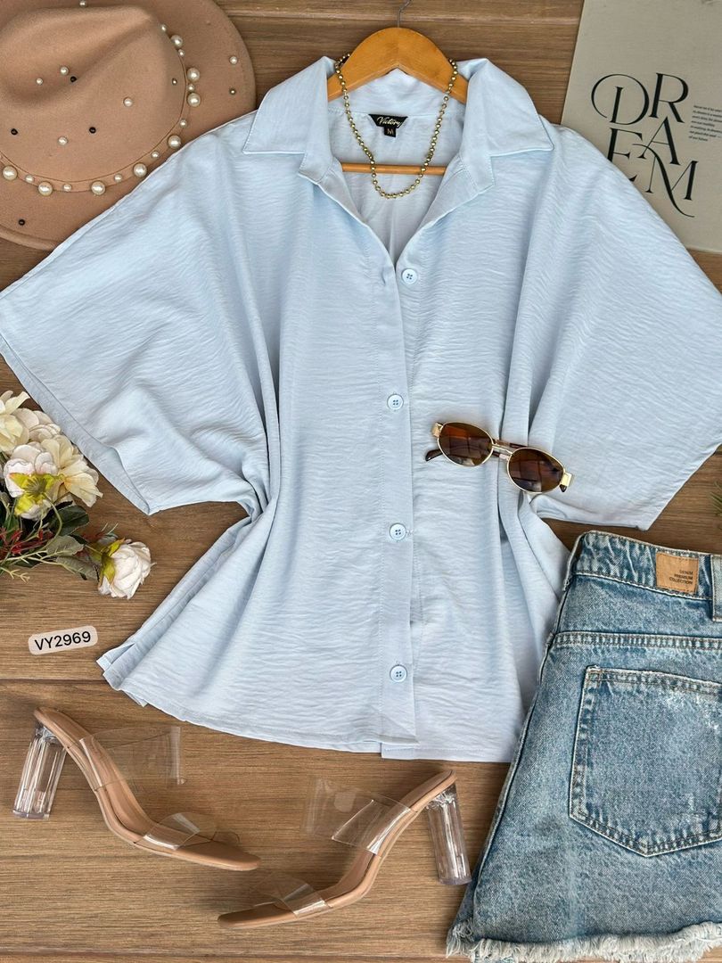 CAMISERA MANGA ANCHA VY2969