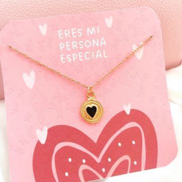 Imagen del producto CADENITA CORAZÓN NEGRO