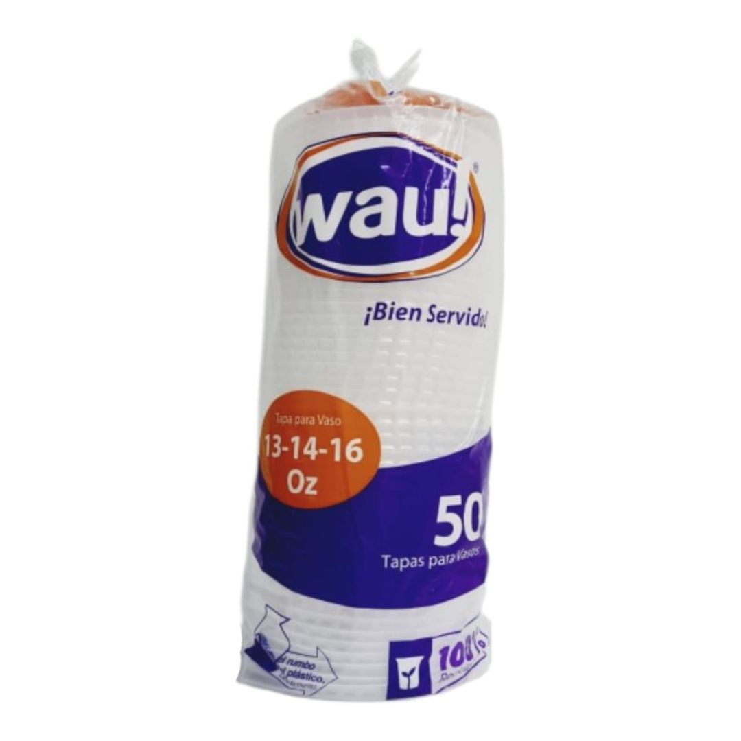       FK TAPA VASO 13 14 16 OZ TRANSPARENTE X 50 UND 