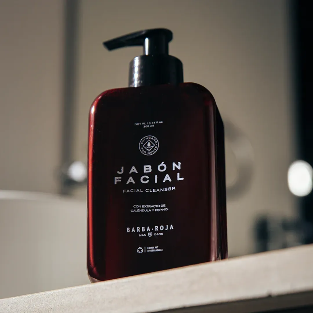 LIMPIADOR FACIAL 300ML BARBA ROJA