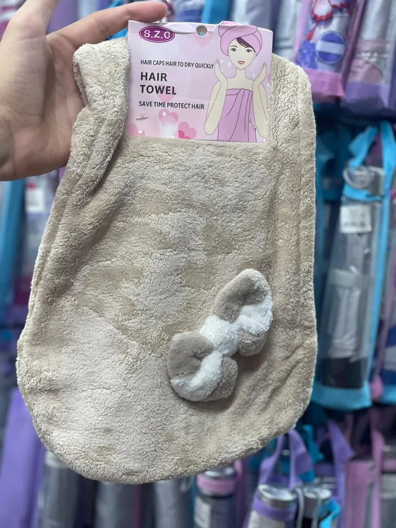 Toalla turbante para cabello