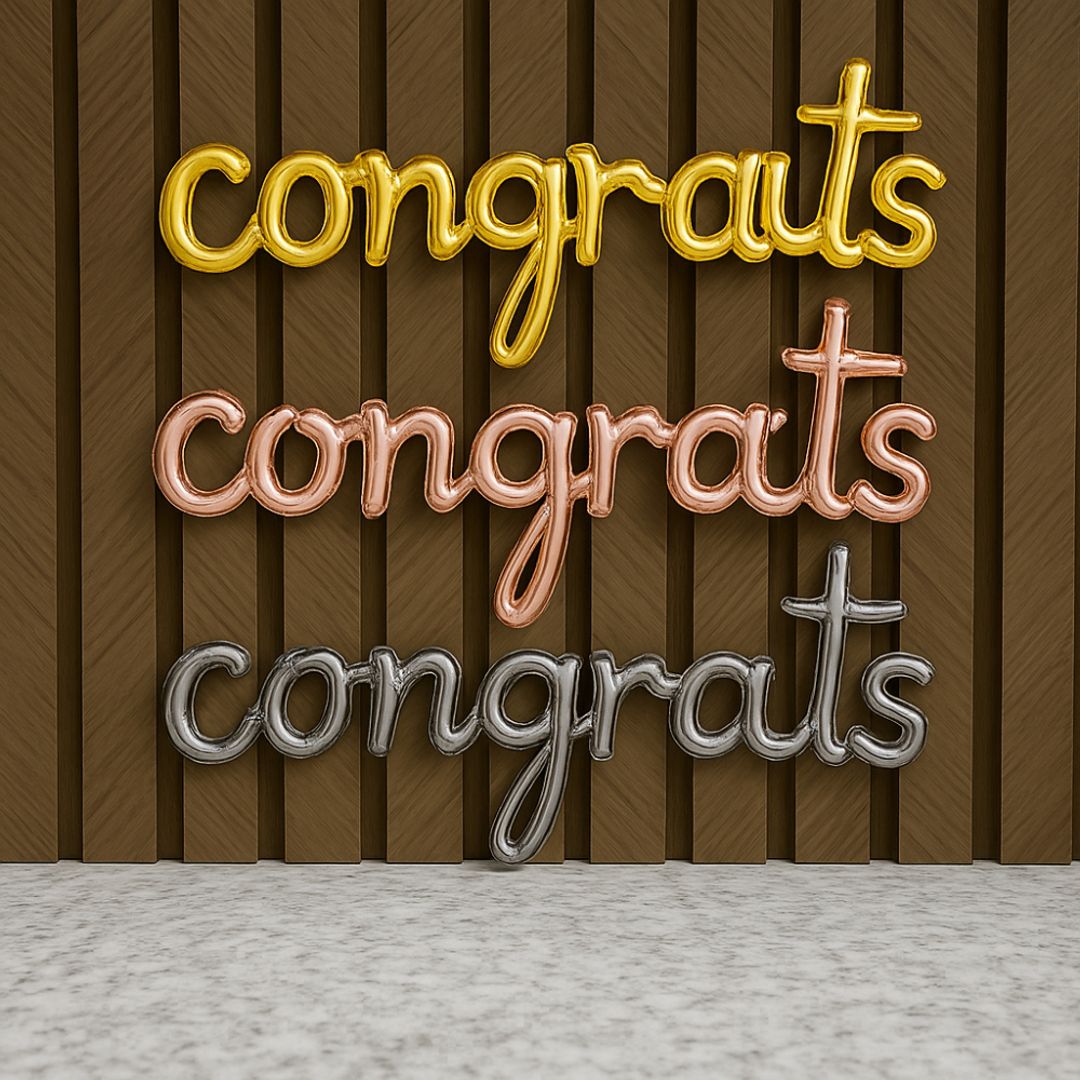  CURSIVO CONGRATS 16'