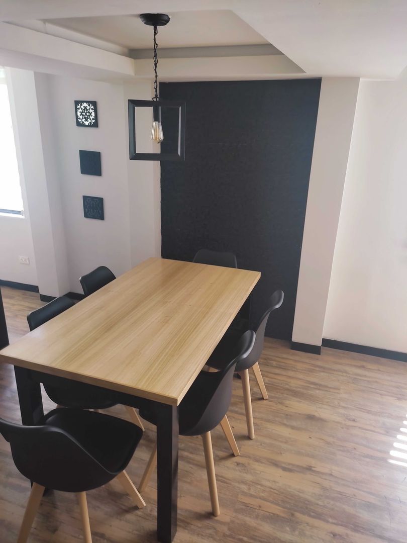 Juego de comedor Dark Completa 