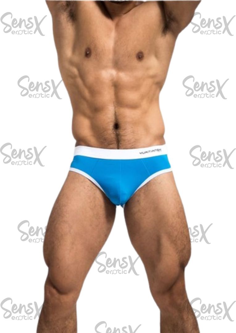 Ropa interior elástica transpirable calzoncillos cintura baja a juego con colores-