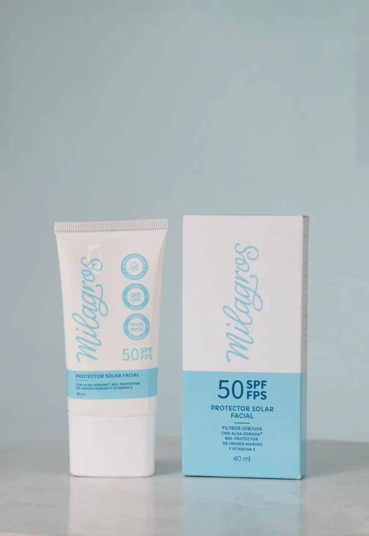 PROTECTOR SOLAR FACIAL SIN COLOR MILAGROS