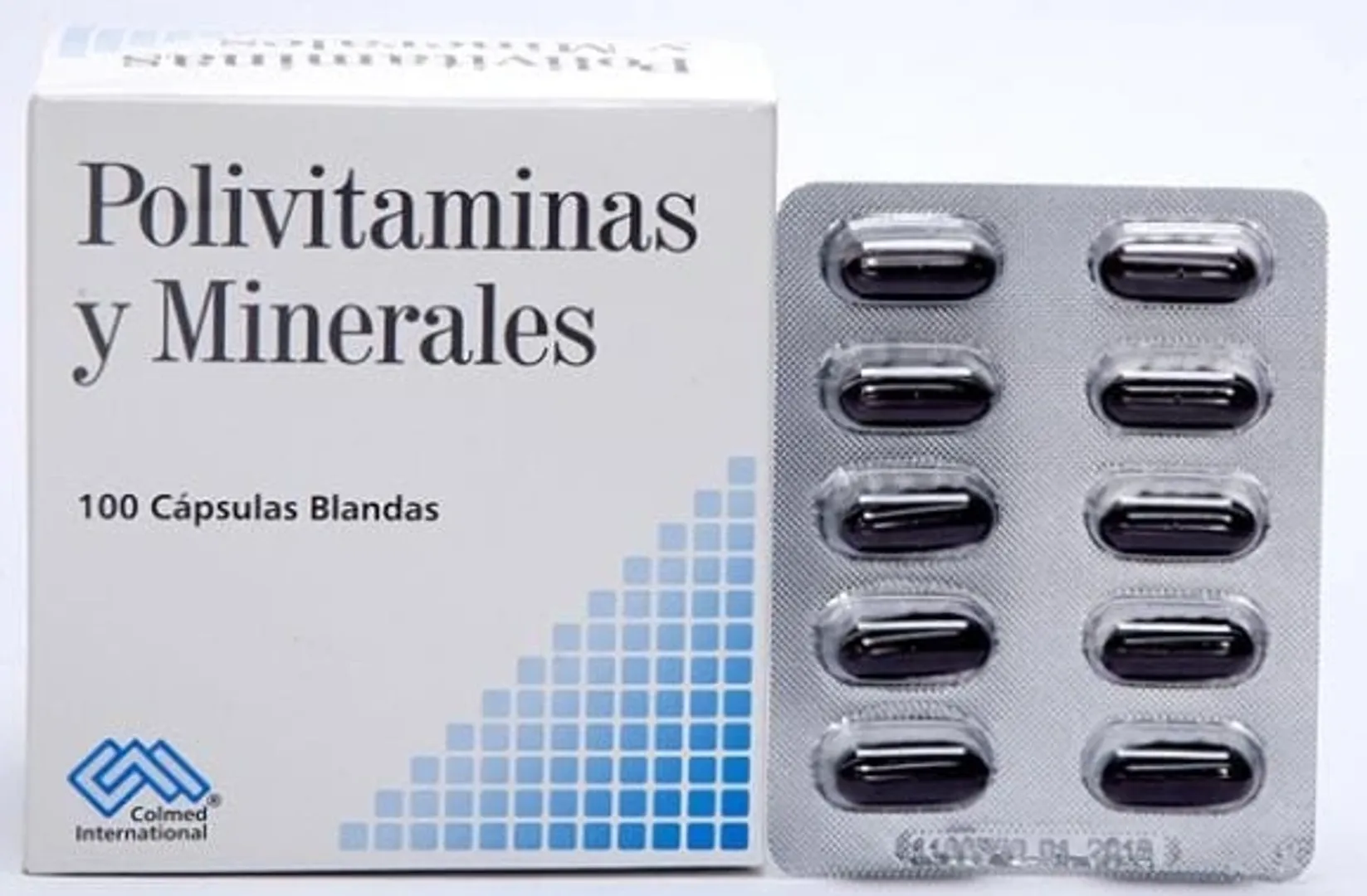 POLIVITAMINAS Y MINERALES COLMED SOB X 10 CAPS FV 11-26