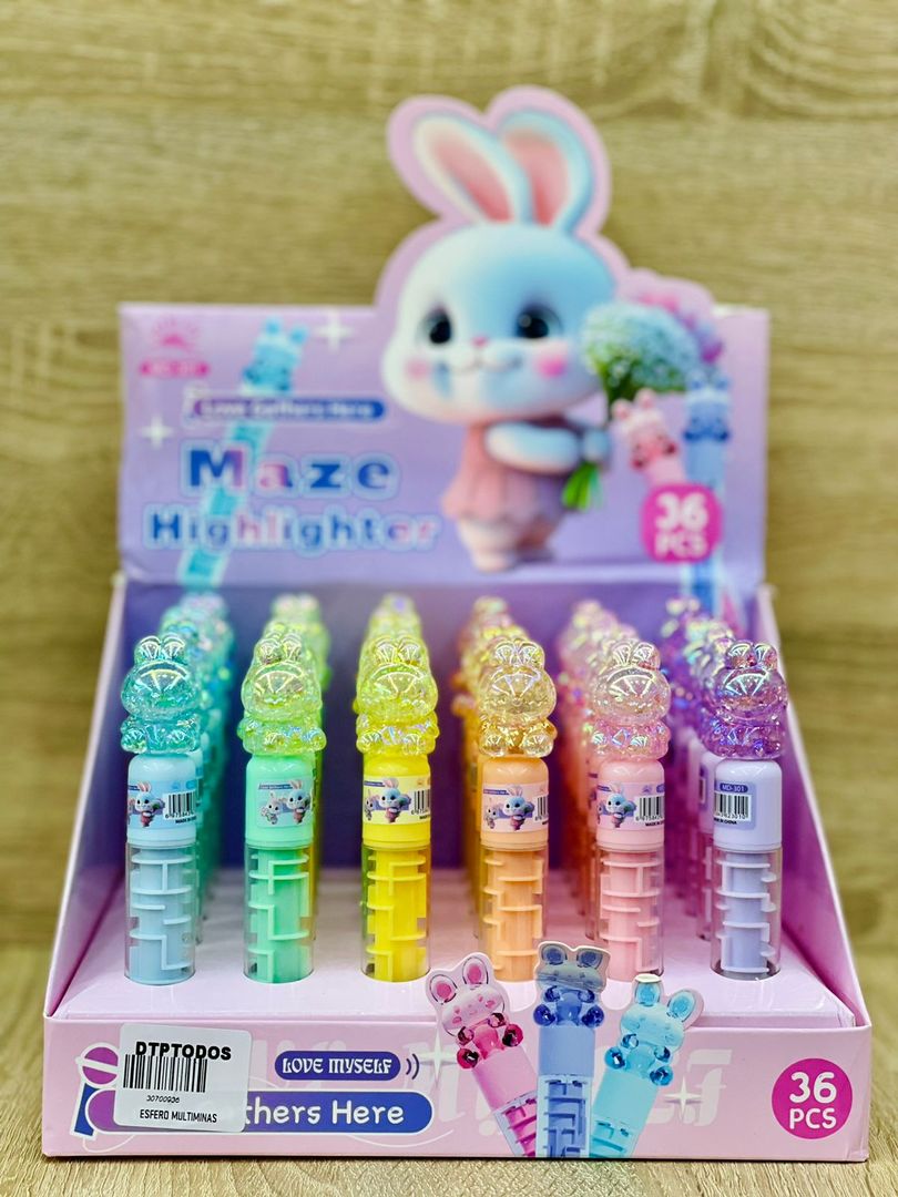 RESALTADOR CONEJITO Y DIAMANTE 