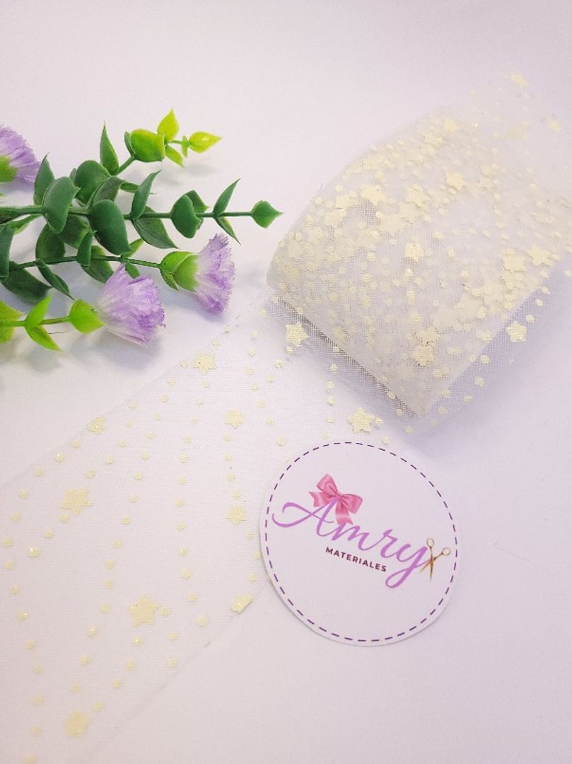 Tull 6cm Blanco Estrella Blanca