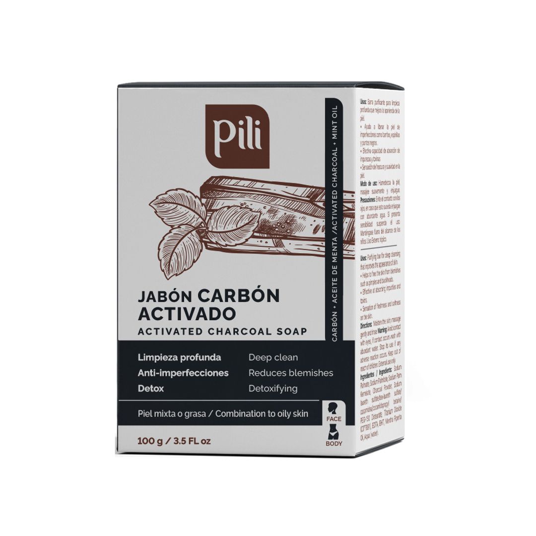 JABON CARBON ACTIVADO PILI