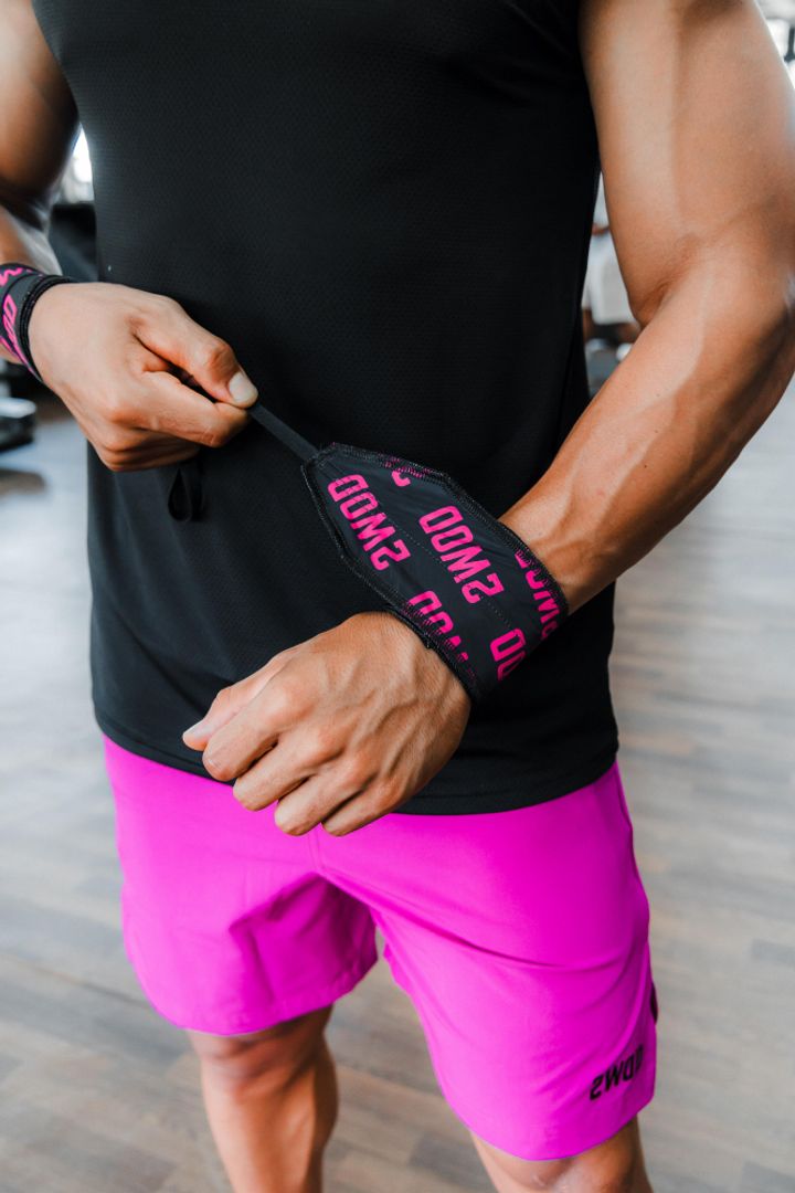 MUÑEQUERAS FIJAS 2WOD PINK 