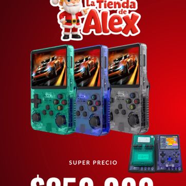 Imagen del producto ¡Retro Power! Consola Portátil Transparente R26S